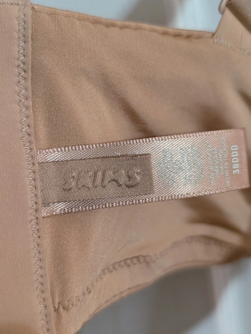 Skims Bra Unlined Balconette No Show Sheer Tan Beige Nude Size 38DDD